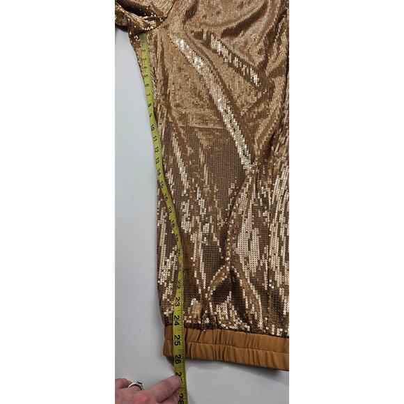 Shavonne Dorsey Gold Wide Leg Pants - Picture 8 of 10